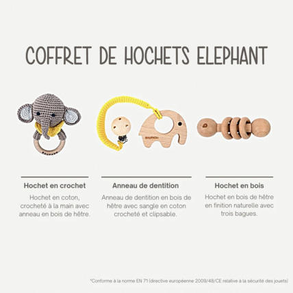 Avis Coffret de 3 hochets Sevira Kids 4