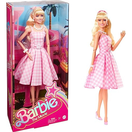 Avis Barbie Le Film - Poupée Barbie en robe vichy rose BARBIE 1