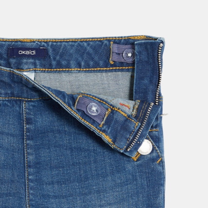 Avis Jean flare ceinturé bleu fille OKAIDI 5