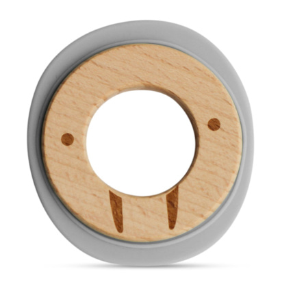 Avis Anneau de dentition en bois et silicone Sevira Kids 1
