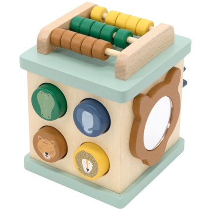 Avis Petit cube d'activité en bois All animals Trixie 1