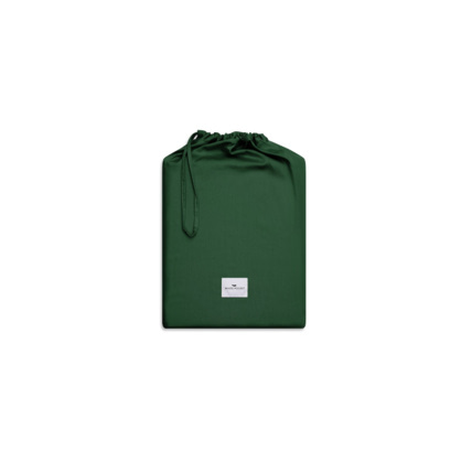 Avis Housse de couette en satin de coton - Vert Émeraude Mon Lit Cabane 2
