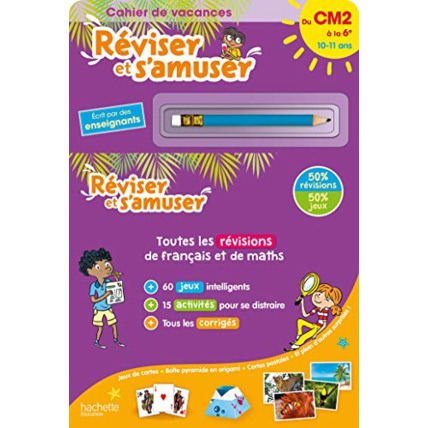 Avis Réviser et s'amuser - Du CM2 à la 6e (11-12 ans) - Cahier de vacances 2023 Hachette Éducation 1