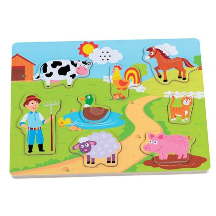 Avis Puzzle de la ferme sonore   L'ATELIER DU BOIS 1