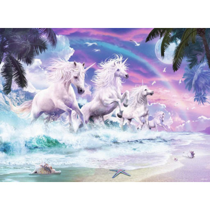 Avis Puzzle Licornes sur la plage - de 7 ans RAVENSBURGER 2