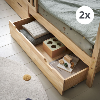 Avis Lot de 2 tiroirs pour lit cabane Maison Petite Amélie 1