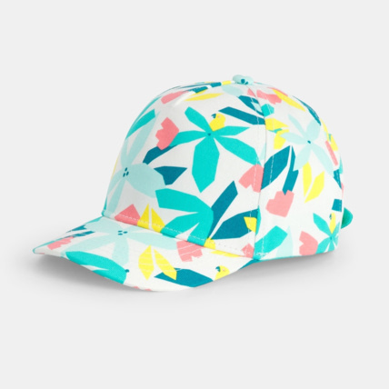 Avis Casquette enfant imprimée bleue fille OKAIDI 1