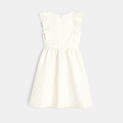 Avis Robe à emmanchures volantées blanche fille OKAIDI 4