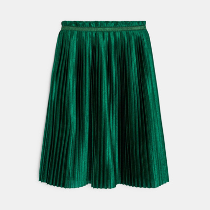 Jupe midi pliss e verte fille OKAIDI Comparateur Avis Prix