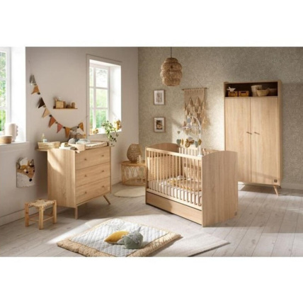 Avis Chambre Trio Access Lit bébé + Commode + Armoire Sauthon 2