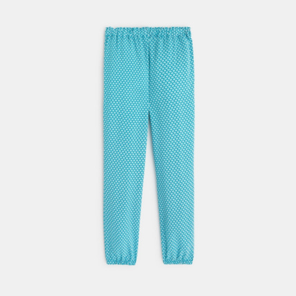 Avis Pantalon imprimé style jogpant bleu fille OKAIDI 4