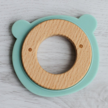 Avis Anneau de dentition en bois et silicone Sevira Kids 6