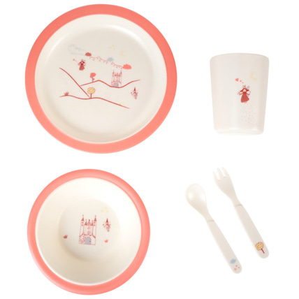 Avis Coffret repas en mélamine Ma petite fée - 5 pièces Prémaman 1