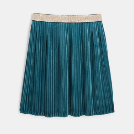 Avis Jupe velours plissée verte fille OKAIDI 2
