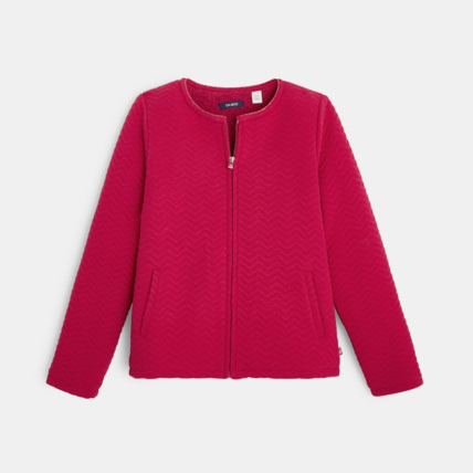 Avis Sweat-shirt matelassé et doublé rose fille OKAIDI 1