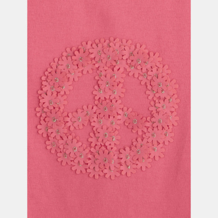 Avis T-shirt à motifs 3D rose fille OKAIDI 3
