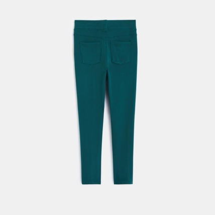 Avis Jegging uni en jersey milano vert fille OKAIDI 3
