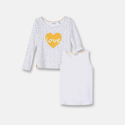 Avis T-shirt + débardeur bleu fille OKAIDI 2