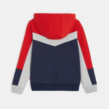 Avis Sweat-shirt 3 couleurs à capuche bleu garçon OKAIDI 4