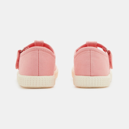 Avis Ballerines toile forme salomé roses fille OKAIDI 4