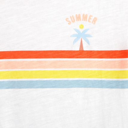 Avis T-shirt à message "Summer" rose fille OKAIDI 3