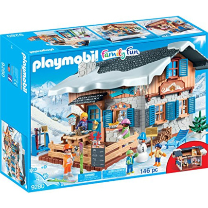 Avis Playmobil Family Fun - Chalet avec skieurs PLAYMOBIL 1