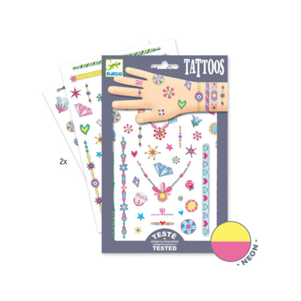 Avis 2 planches de tattoos Les bijoux de Jenni DJECO 1