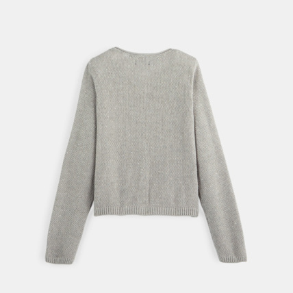 Avis Gilet à sequins gris fille OKAIDI 2
