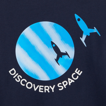 Avis T-shirt motif espace 3D bleu garçon OKAIDI 2