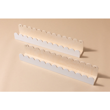 Avis Lot de 2 étagères à Bords Festonnés Mon Lit Cabane 7