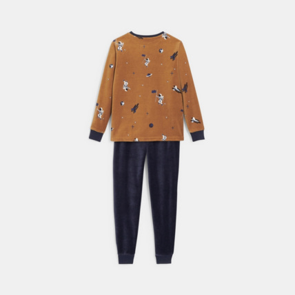 Avis Pyjama 2 pièces en velours à thème orange garçon OKAIDI 4