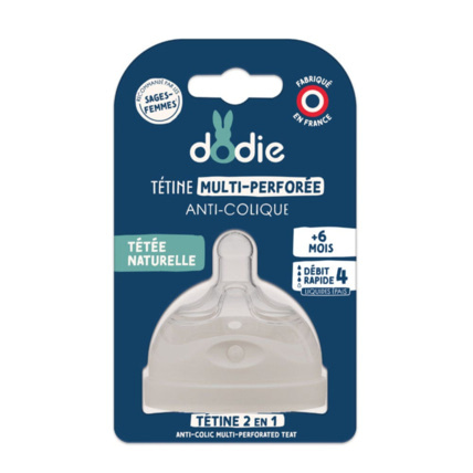 Avis Tétine Multi-Perforée Anti-Collique En Silicone DODIE 4