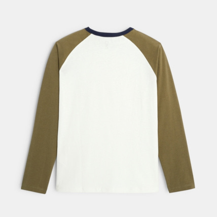 Avis T-shirt bicolore vert garçon OKAIDI 3