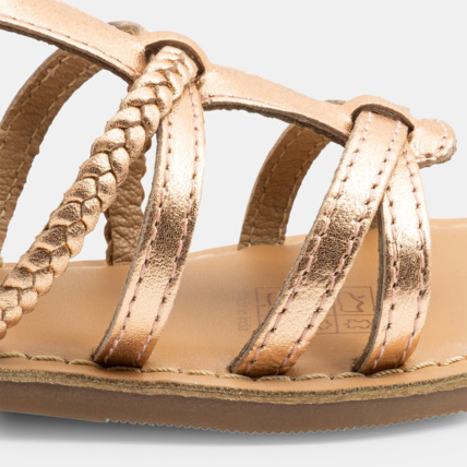 Avis Sandales en cuir roses fille OKAIDI 6