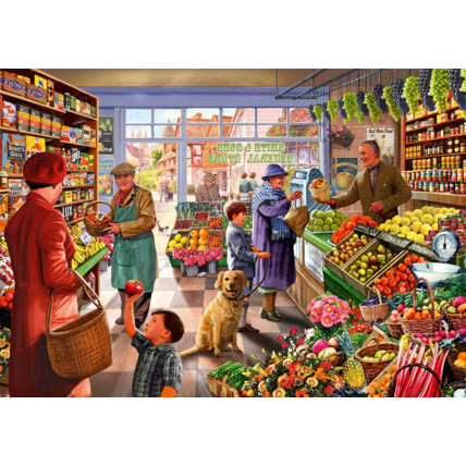 Avis Puzzle Village Greengrocer BLUEBIRD PUZZLE 1