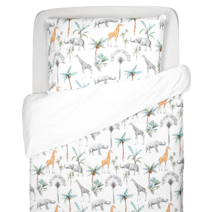 Avis Parure réversible, housse de couette + taie d'oreiller enfant Sevira Kids 1