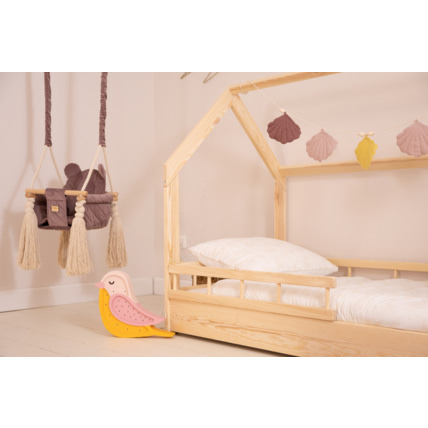 Avis Lit cabane H bois naturel Mon Lit Cabane 110