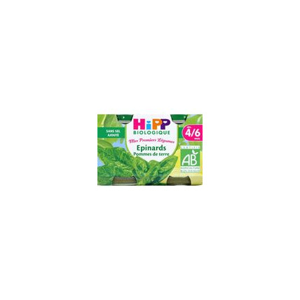 Avis Epinards pommes de terre 125 g dès 4/6 mois HIPP 1