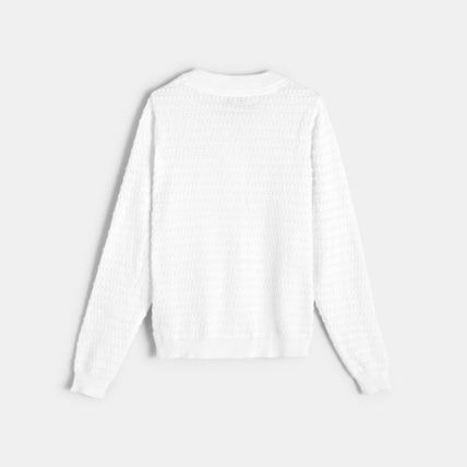 Avis Gilet fantaisie blanc fille OKAIDI 2