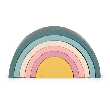 Avis Jouet Empilable en Silicone House 12m+ Petite&Mars 4