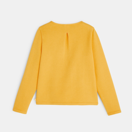 Avis Gilet molletonné pressionné jaune fille OKAIDI 3