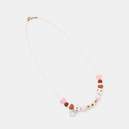Avis Collier de perles rose fille OKAIDI 1
