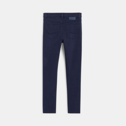 Avis Pantalon skinny en toile stretch bleu fille OKAIDI 4