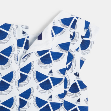 Avis Robe chic imprimée bleue fille OKAIDI 5