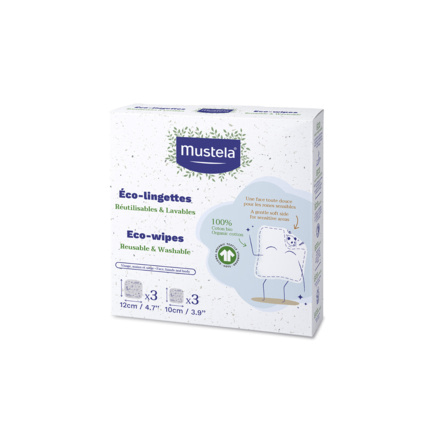 Avis Kit éco-lingettes réutilisables et lavables Mustela 1
