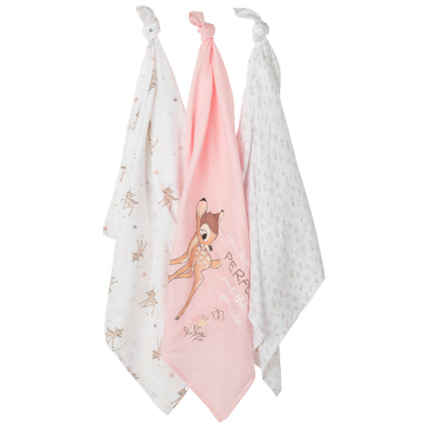 Avis Lot de 3 langes en gaze de coton Bambi Disney Prémaman 1