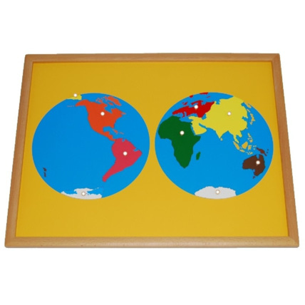 Avis Puzzle des continents ambiance montessori 1