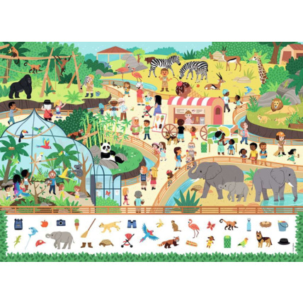 Avis Puzzle Au zoo (Cherche et trouve) - de 5 ans RAVENSBURGER 2