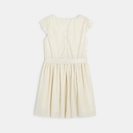 Avis Robe plissée irisée blanche fille OKAIDI 4