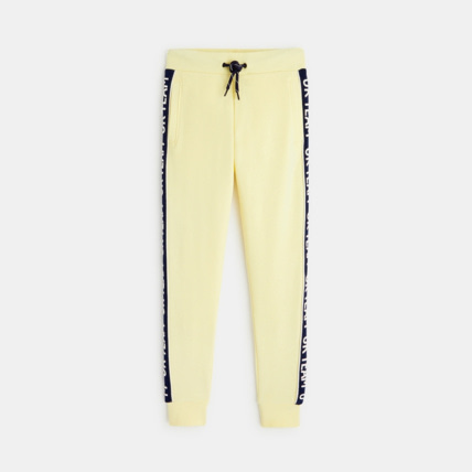 Avis Pantalon de jogging molleton jaune garçon OKAIDI 2